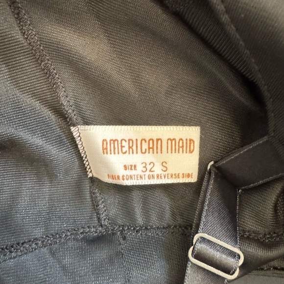 American Maid Vintage Black Full Slip - Picture 3 of 7